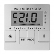 Накладка электронного дисплея для термостата с таймером UT238E Jung A Алюминий