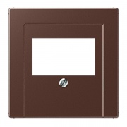 Накладка для USB зарядки и акустических розеток Jung A Мокко