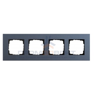 Рамка 4-ая Gira Esprit Linoleum-Multiplex Синий