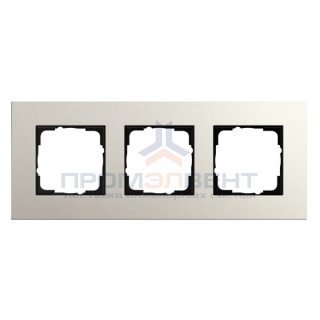 Рамка 3-ая Gira Esprit Linoleum-Multiplex Светло-серый