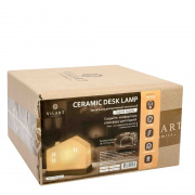 18-102 Светильник декоративный, настольный, "Дом" горизонтальный, керамический, Е14 25Вт, 220В, размер: 18.7*9*16.5 см.