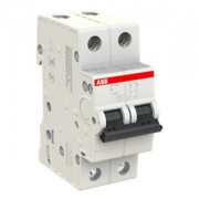 Автоматический выключатель ABB 2-полюсный SH202 B50 6кА (автомат электрический)