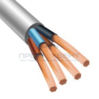 Провод соединительный ПВС 4х2,5 ГОСТ 7399 (Электрокабель НН)