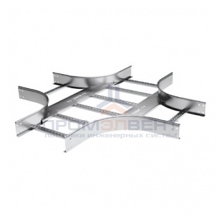 Х-ответвитель 50х200 R300, цинк-ламельный