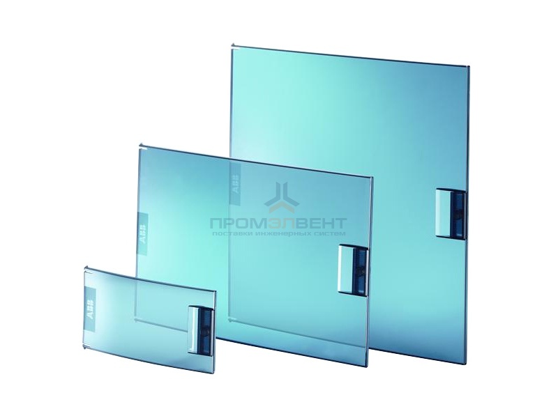 Дверь зеленая 18 модулей ABB Mistral41 в нишу