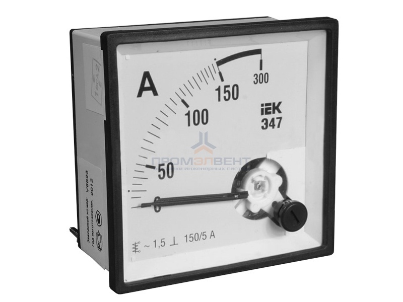 Амперметр Э47 300/5А кл. точн. 1,5 96х96мм