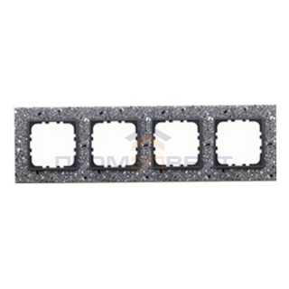 Рамка 4-постовая из декоративного камня (серый гранит) LK60